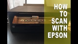 Epson Printers  How To Scan [upl. by Imef86]