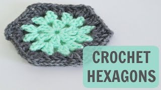 How to Crochet a Hexagon [upl. by Utta]