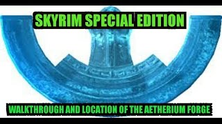 Skyrim special edition walkthrough how to find the Aetherium forge [upl. by Eiral]