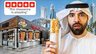 I Tried The Best Shawarma In Dubai [upl. by Jola]