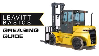 Forklift Greasing Guide  How to Grease a Forklift  Leavitt Machinery LEAVITT BASICS [upl. by Redvers]