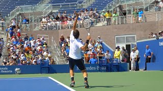 Roger Federer Serve Slow Motion HD  ATP Tennis Serve Technique [upl. by Flavio]