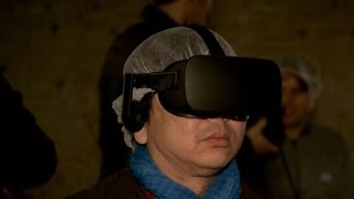 Virtual reality allows visitors see ancient Rome palace [upl. by Erminna]