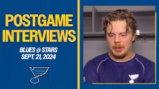 Sept 21 Postgame Interviews [upl. by Adilen]