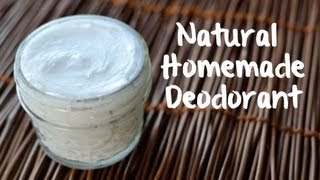 How to Make Natural Deodorant 3 ingredients [upl. by Lydell]