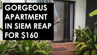 160 a month apartment tour in Siem Reap Cambodia  29 November 2020 [upl. by Dnalloh444]