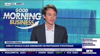 Frédéric Arnault TAG Heuer  LVMH Google Cloud annoncent un partenariat stratégique [upl. by Zeke895]