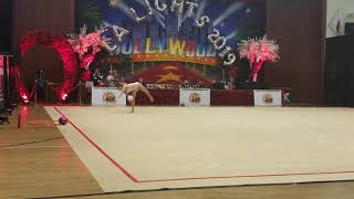 Katsiaryna Halkina BLR  Ball  Level 10 Senior  LA Lights 2019 [upl. by Galvin]