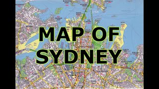 MAP OF SYDNEY  AUSTRALIA [upl. by Port]