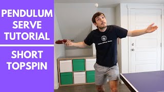 Short Pendulum Serve Tutorial  Topspin [upl. by Chretien]