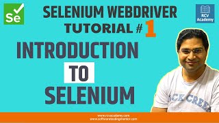 Selenium WebDriver Tutorial 1  Introduction to Selenium [upl. by Edmead]