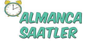 Almanca SAATLER [upl. by Jared]