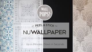 Peel amp Stick Wallpaper Installation and Removal [upl. by Grange]