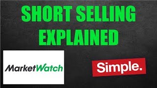 MarketWatch Stock Game Short Selling Explained For Beginners [upl. by Alyam]