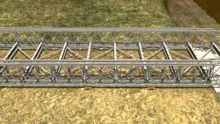 Acrow bridge build animation [upl. by Krantz]