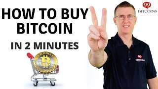 How to Buy Bitcoin in 2 minutes  2024 Updated [upl. by Madaih]