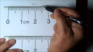 How to Measure length correctly using a Centimeter Ruler [upl. by Ruthi]