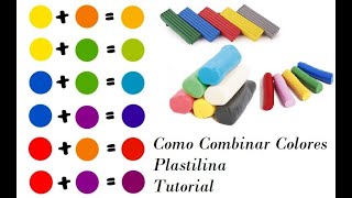 Como combinar colores con plastilina [upl. by Irelav]