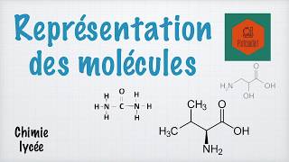 Représentation des molécules [upl. by Ielirol]