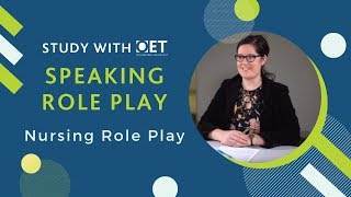 OET Speaking Role Play  Nursing FULL SUBTEST [upl. by Hertzog]