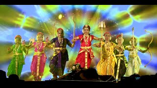 Aigiri nandini classical dance by Redlands Ashlyn Group members on Ashlyns Day Samagamam 2019 [upl. by Schoening]