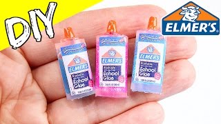 DIY Miniature Elmers Glue REALLY WORKS [upl. by Elinad13]