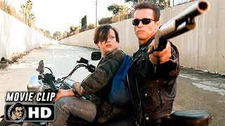 TERMINATOR 2 Clip  Truck Chase 1991 Arnold Schwarzenegger [upl. by Enywad]