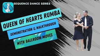 Queen of Hearts Rumba Sequence Dance Instruction [upl. by Christmann]