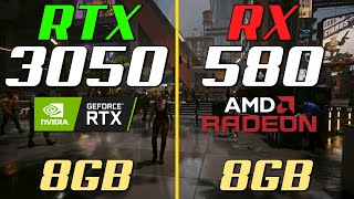 RTX 3050 vs RX 580  in 2022 [upl. by Licec]