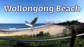 Walking Around Wollongong Beach  Beautiful Wollongong City Beach  Wollongong NSW Australia [upl. by Enicnarf]