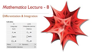 Derivative amp Integration in MATHEMATICA  Tutorial  8 [upl. by Aneekahs]