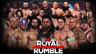 WWE 2K20 30 Man Royal Rumble Match [upl. by Tiffanle937]