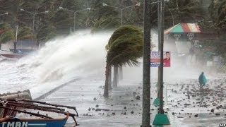 TYPHOON HAIYAN BATTERS THE PHILIPPINES  BBC NEWS [upl. by Sudoeht]