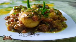 ভিন্ন স্বাদের ডিমের কোর্মা  Dimer Korma Recipe  Egg Korma MS Cookie [upl. by Naujahs114]