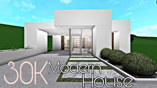 BLOXBURG 30K MODERN HOUSE  NOGAMEPASS [upl. by Allimrac291]