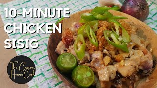 10Minute Chicken Sisig  LEFTOVER ROASTED CHICKEN RECIPE 1  The Curious Home Cook [upl. by Akibma148]