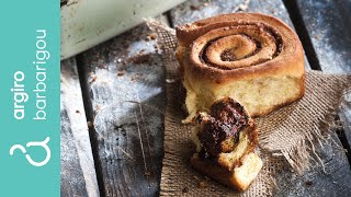 ΡΟΛΑΚΙΑ ΚΑΝΕΛΑΣ Cinnamon rolls της Αργυρώς  Αργυρώ Μπαρμπαρίγου [upl. by Tandie181]