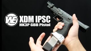 WE have IPSC Envy WE XDM IPSC Version GBB Pistol RedWolf Airsoft RWTV [upl. by Eniamahs]