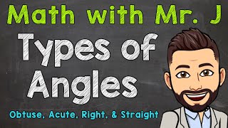 Types of Angles  Obtuse Acute Right amp Straight Angles [upl. by Marcell]