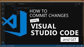 How to commit changes and push them in Visual Studio Code [upl. by Terchie]