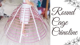 Building A Round Cage Crinoline Without Sewing Pattern [upl. by Eicyac187]