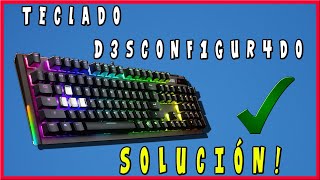 Como Solucionar Teclado Desconfigurado en Windows 1087 [upl. by Aikahs]