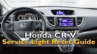 Honda CRV Service Light Reset [upl. by Sgninnej]