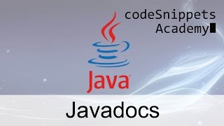 Javadocs How to create and generate javadocs [upl. by Iman]