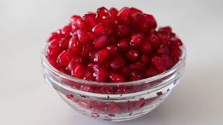 How to Seed a Pomegranate  Cooking Tips amp Recipes [upl. by Niabi]