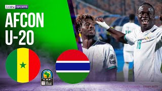 Senegal vs Gambia  AFCON U20 FINAL HIGHLIGHTS  03112023  beIN SPORTS USA [upl. by Kristo2]