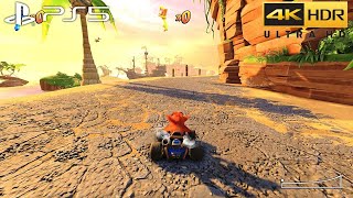 Crash Team Racing NitroFueled PS5 4K HDR Gameplay [upl. by Jump]