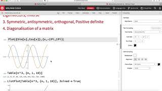 L5 Matrices in Wolfram Mathematica [upl. by Anais]