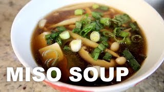 Healing miso soup  Easy vegan cooking [upl. by Ebony]