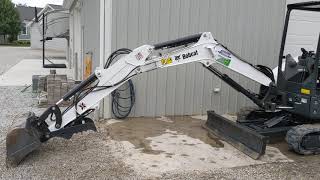 HOW TO GREASE YOUR BOBCAT MINI EXCAVATOR [upl. by Naehs]